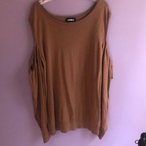 Brown express sweater